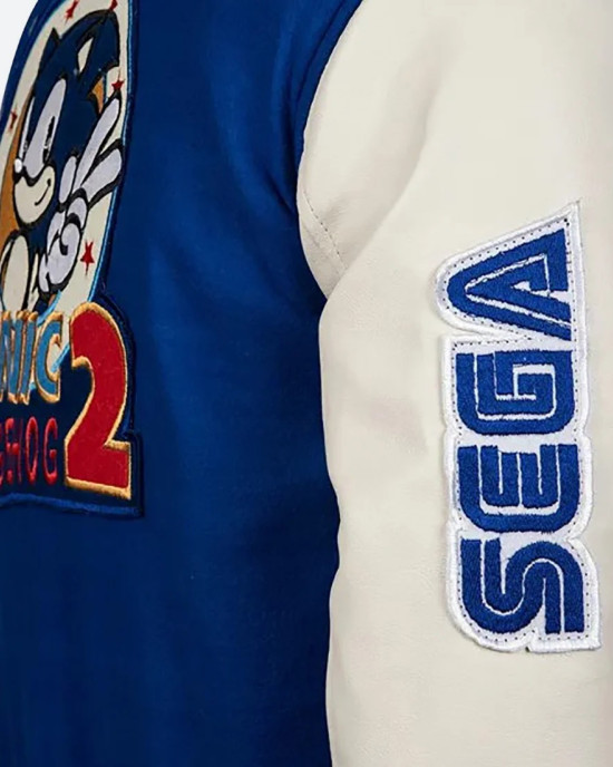 Sonic the Hedgehog Letterman Varsity Jacket Sonic the Hedgehog Letterman Varsity Jacket