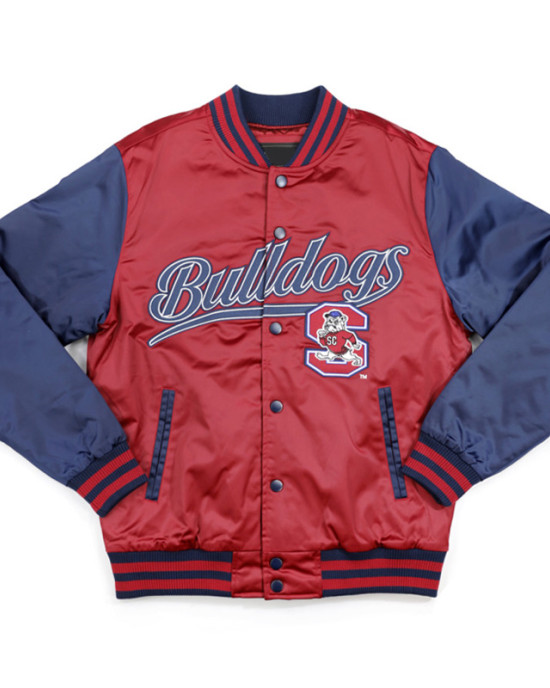 South Carolina State Navy and Garnet Baseball Jacket South Carolina State Navy and Garnet Baseball Jacket