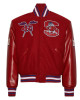 South Carolina State University Red Wool and Leather Varsity Jacket