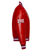 South Carolina State University Red Wool and Leather Varsity Jacket