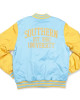 Southern University Columbia Blue and Gold Baseball Jacket Southern University Columbia Blue and Gold Baseball Jacket