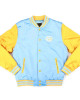 Southern University Columbia Blue and White Baseball Jacket Southern University Columbia Blue and White Baseball Jacket