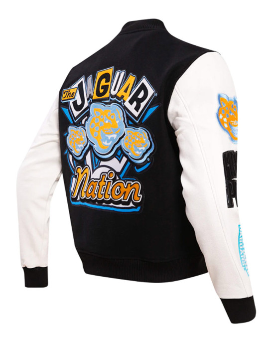 Southern University Homecoming Black and White Varsity Jacket Southern University Homecoming Black and White Varsity Jacket