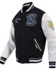 Southern University Jaguars Black and White Varsity Jacket Southern University Jaguars Black and White Varsity Jacket