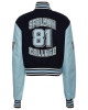 Spelman College Campus Remix Wool and Leather Varsity Jacket