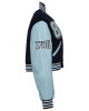Spelman College Campus Remix Wool and Leather Varsity Jacket