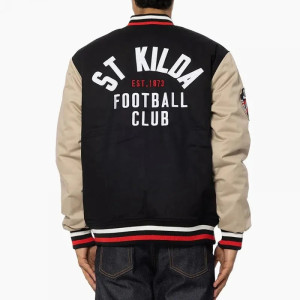 St Kilda Saints Lock Up Varsity Cotton Jacket