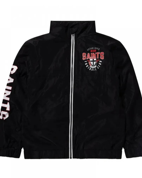 St Kilda Saints Supporter Black Jacket