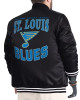 St. Louis Blues Adaptive Bold Logo Varsity Satin Jacket