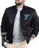 St. Louis Blues Adaptive Bold Logo Varsity Satin Jacket