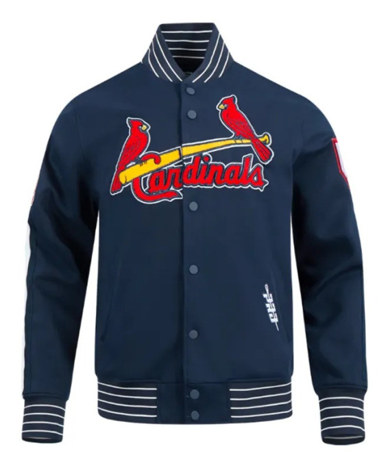 St. Louis Cardinals Current Logo Game Day Navy Jacket
