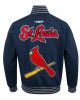 St. Louis Cardinals Current Logo Game Day Navy Jacket