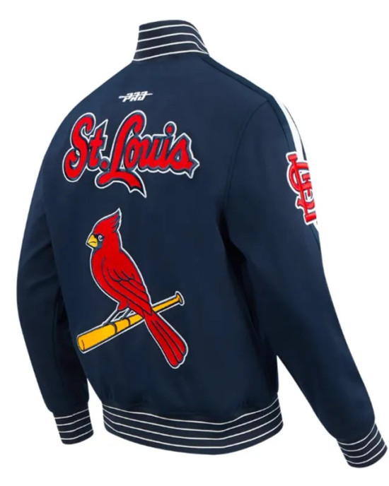 St. Louis Cardinals Current Logo Game Day Navy Jacket