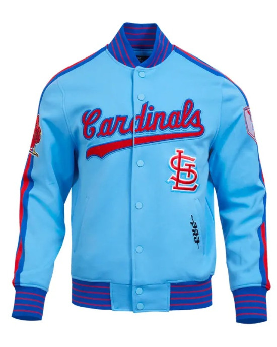 St. Louis Cardinals Logo Game Day Uni Blue Jacket