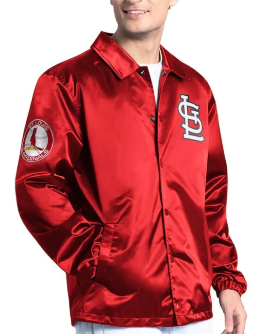 St. Louis Cardinals Point Man Coaches Red Jacket