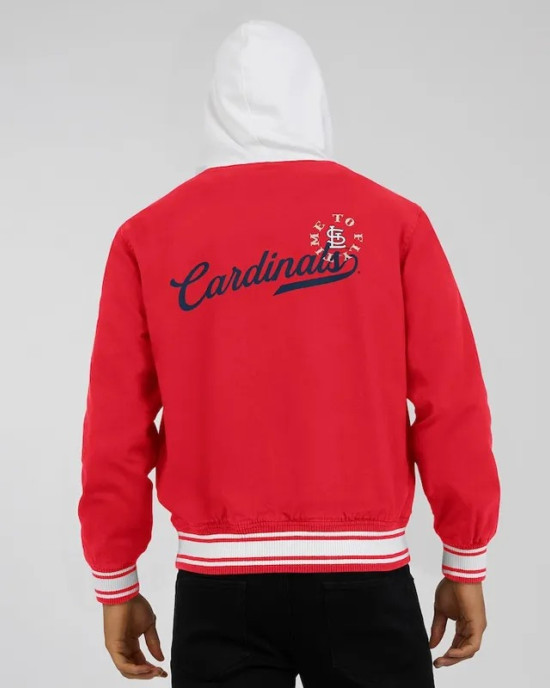 St. Louis Cardinals Red Cotton Hooded Jacket