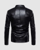 Stand Collar Leather Jacket Stand Collar Leather Jacket