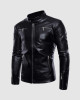 Stand Collar Leather Jacket Stand Collar Leather Jacket