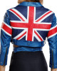 Street Fighter 6 Cammy Blue Leather Costume Jacket