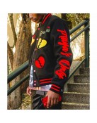 Strictly Stacked Playa’s Only Wool Varsity Jacket