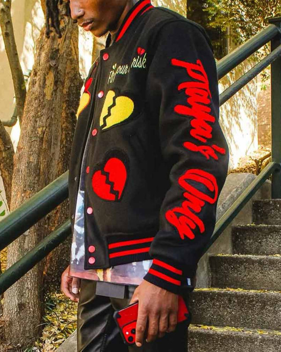 Strictly Stacked Playa’s Only Wool Varsity Jacket Strictly Stacked Playa’s Only Wool Varsity Jacket