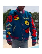 Strictly Stacked Playa’s Only Wool Varsity Jacket