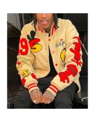 Strictly Stacked Playa’s Only Wool Varsity Jacket