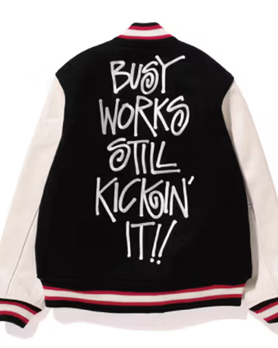 Stussy Bape Wool Varsity Jacket Stussy Bape Wool Varsity Jacket