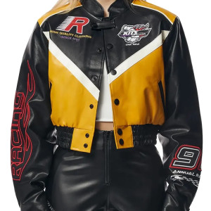 Stylish SMK Leather Jacket - High-Quality Racing Apparel