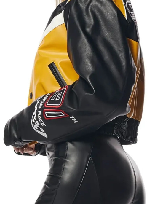 Stylish SMK Leather Jacket - High-Quality Racing Apparel