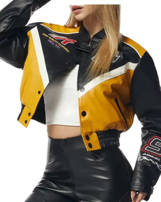 Stylish SMK Leather Jacket - High-Quality Racing Apparel