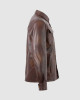 Summer Jacket - Brown Leather Shirt Summer Jacket - Brown Leather Shirt