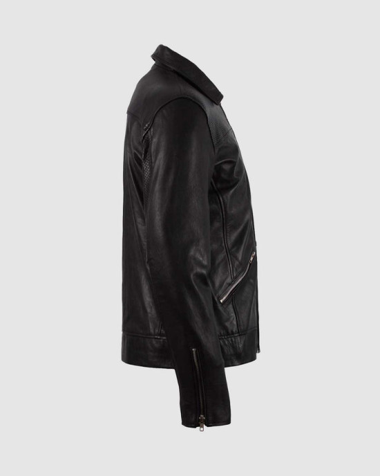 Summer Jacket - Retro Racing Jacket in Black Summer Jacket - Retro Racing Jacket in Black
