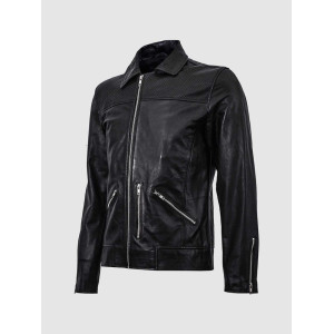Summer Jacket - Retro Racing Jacket in Black