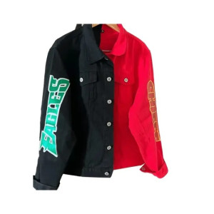 Super Bowl Kelce Mom Denim Jacket