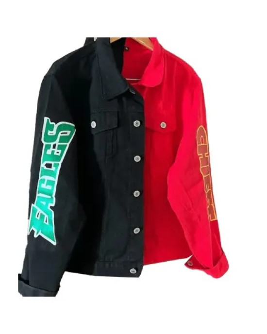 Super Bowl Kelce Mom Denim Jacket Super Bowl Kelce Mom Denim Jacket
