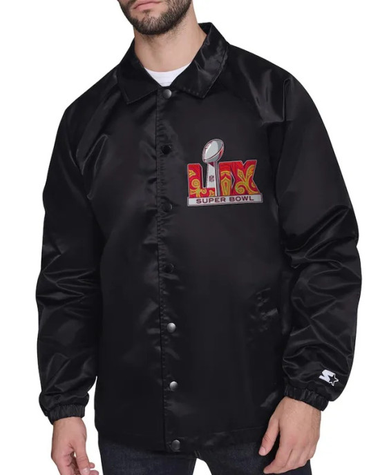 Super Bowl LIX Coaches Windbreaker Jacket Super Bowl LIX Coaches Windbreaker Jacket