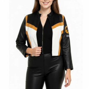 Superman Hawkgirl 2025 Cropped Leather jacket