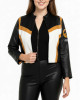 Superman Hawkgirl 2025 Cropped Leather jacket