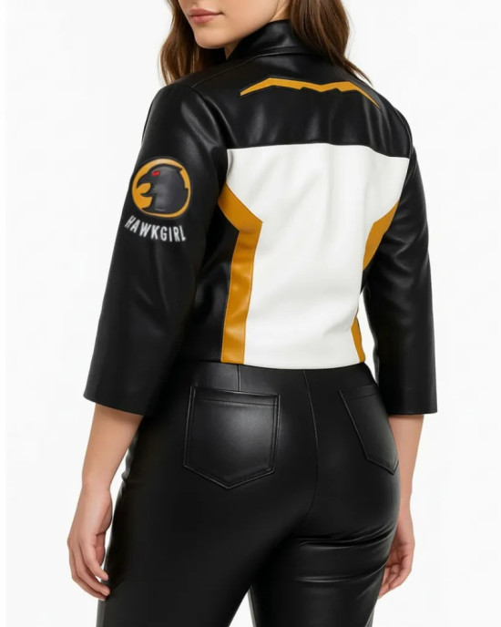 Superman Hawkgirl 2025 Cropped Leather jacket