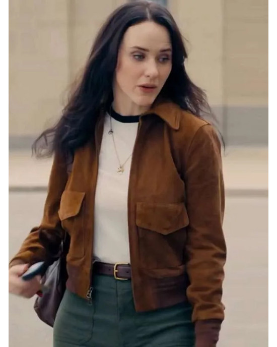 Superman Lois Lane Bomber Brown Suede Leather Jacket