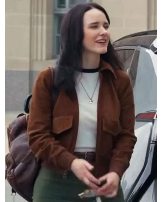 Superman Lois Lane Bomber Brown Suede Leather Jacket