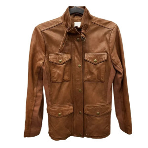 Supernatural Mary Winchester Brown Leather Biker Jacket