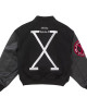 Supreme 40 Acres Malcolm X Black Varsity Jacket Supreme 40 Acres Malcolm X Black Varsity Jacket