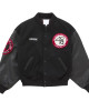 Supreme 40 Acres Malcolm X Black Varsity Jacket Supreme 40 Acres Malcolm X Black Varsity Jacket