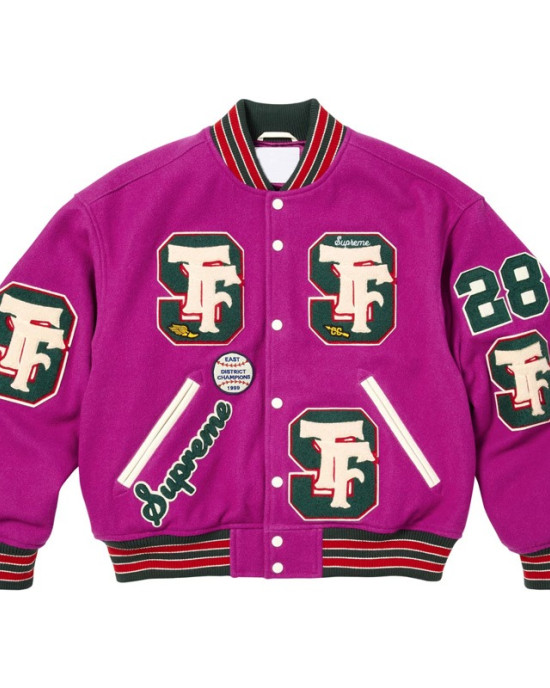 Supreme Drill Team Wool Varsity Jacket
