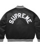 Supreme Full-Snap Varsity Satin Jacket