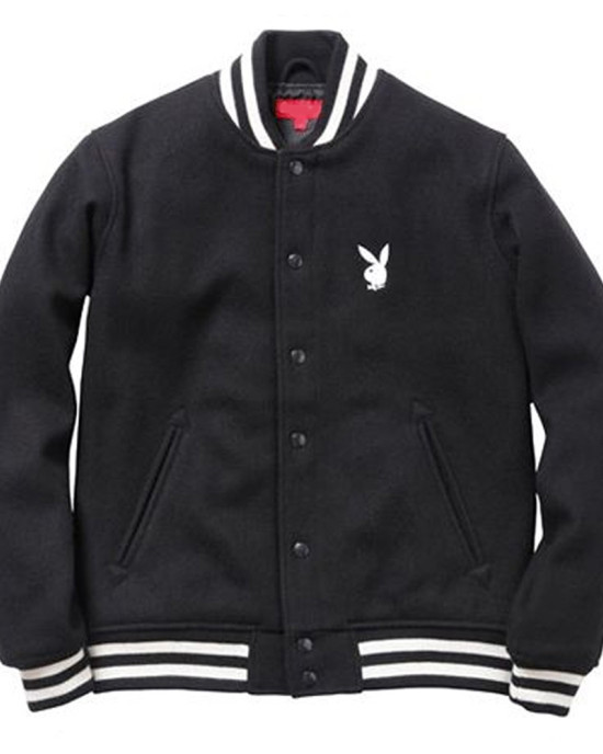 Supreme Playboy Varsity Wool Jacket Supreme Playboy Varsity Wool Jacket