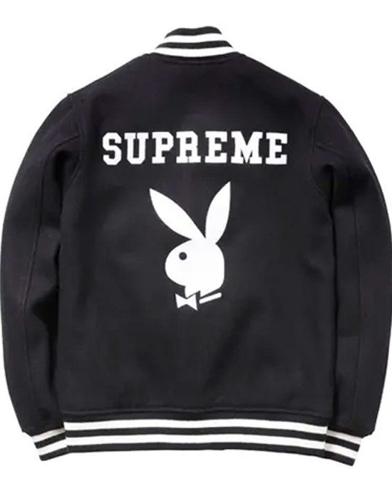 Supreme Playboy Varsity Wool Jacket Supreme Playboy Varsity Wool Jacket