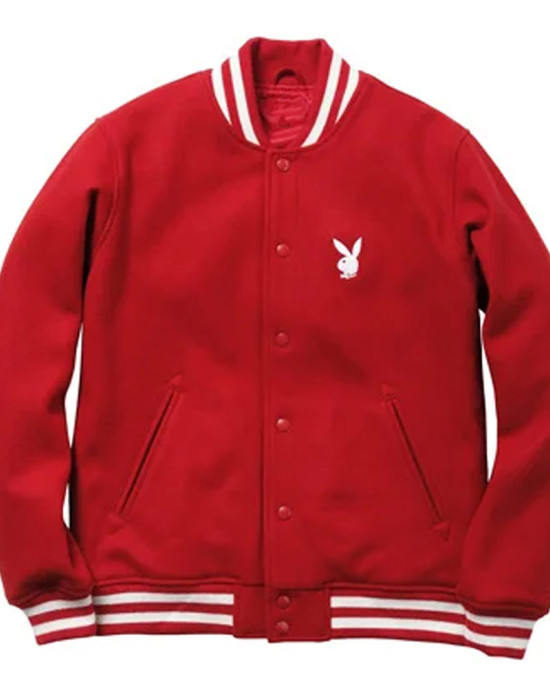 Supreme Playboy Varsity Wool Jacket Supreme Playboy Varsity Wool Jacket